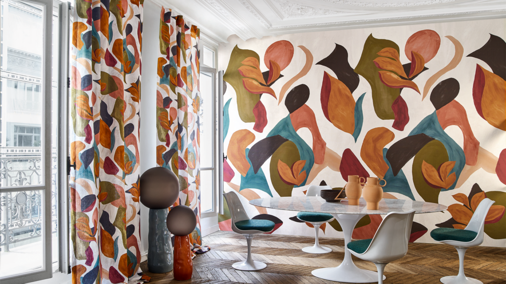 Papier peint salon
