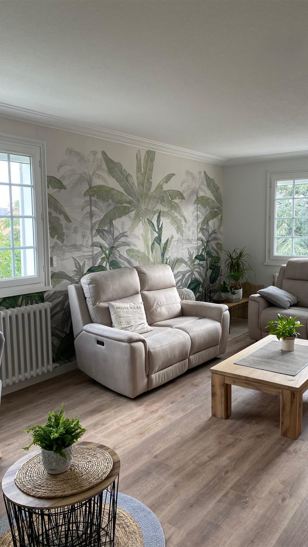 Papier peint salon