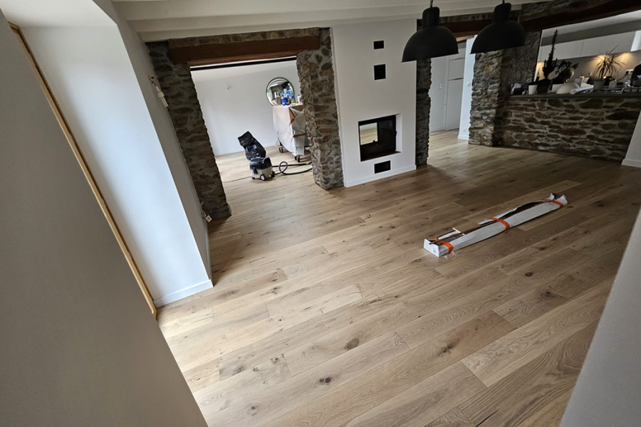 Pose de parquet